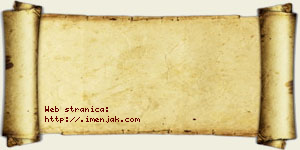 Jana Košutinac vizit kartica